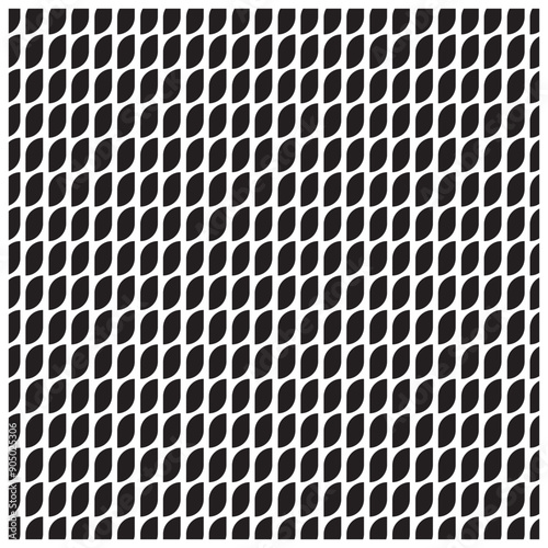  black and white seamless vector pattern design with modern geometric elements