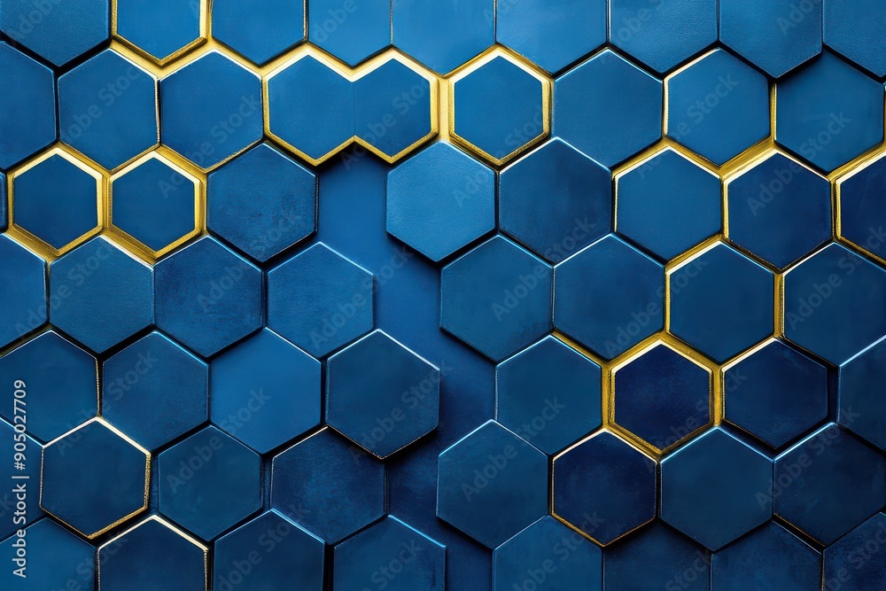 Golden Hexagonal Pattern Golden Hexagonal Pattern