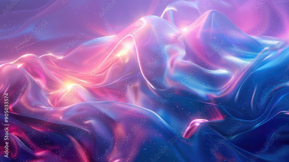 Holographic waves flowing seamlessly
