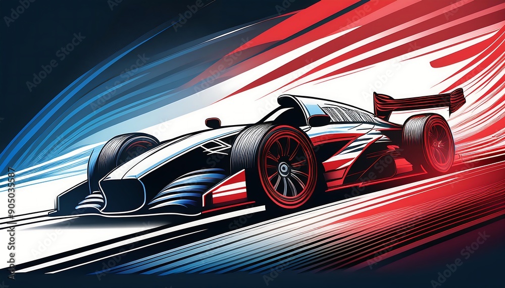 a racing background vector with stylized car silhouettes and motion blur effects a racing background vector with stylized car silhouettes and motion blur effects