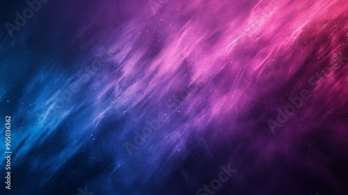 Purple blue abstract color gradient on black background, grainy texture website header design, blurred vibrant colors, copy space, Generative AI 
