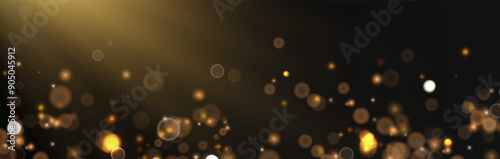 Christmas background. Powder PNG. Magic shining dust. Fine, shiny dust bokeh particles fall off slightly. Fantastic shimmer effect.	
