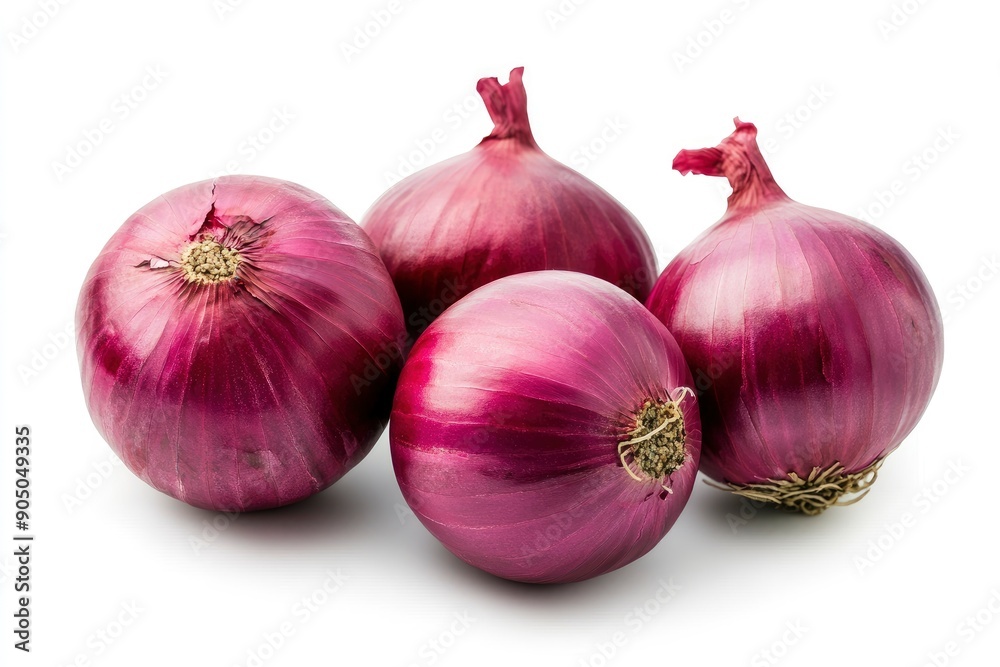 red onion isolated on white background, full depth of field, ai red onion isolated on white background, full depth of field, ai