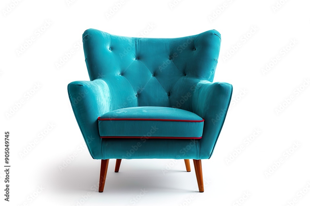 Accent Chair isolated on a white background