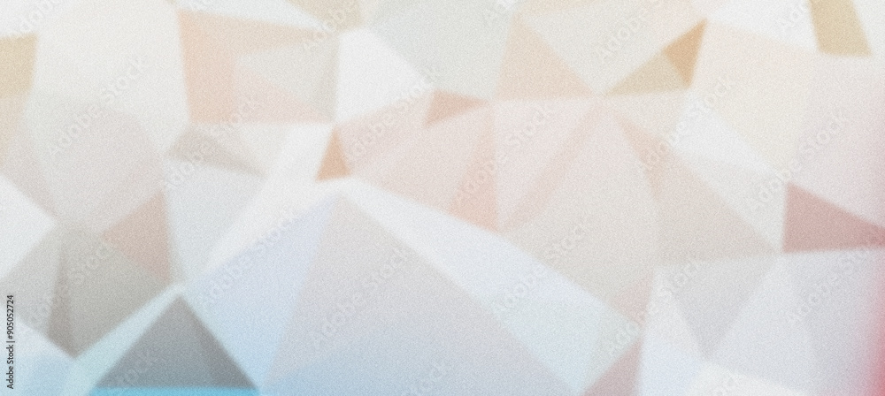Fototapeta premium Geometric pattern with triangles and grainy texture in abstract background