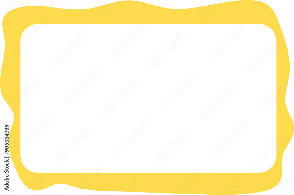 Rectangle borderline. square shape outline on hand drawing style. paper quote frames, quote text box, empty form with wavy edge Rectangle borderline. square shape outline on hand drawing style. paper quote frames, quote text box, empty form with wavy edge