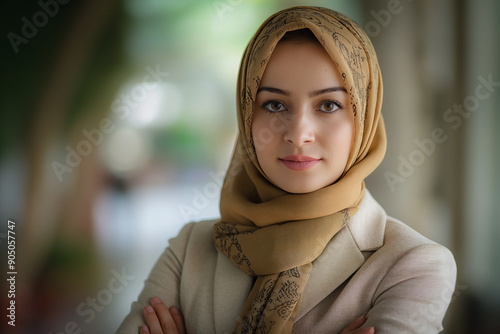 Muslim business woman