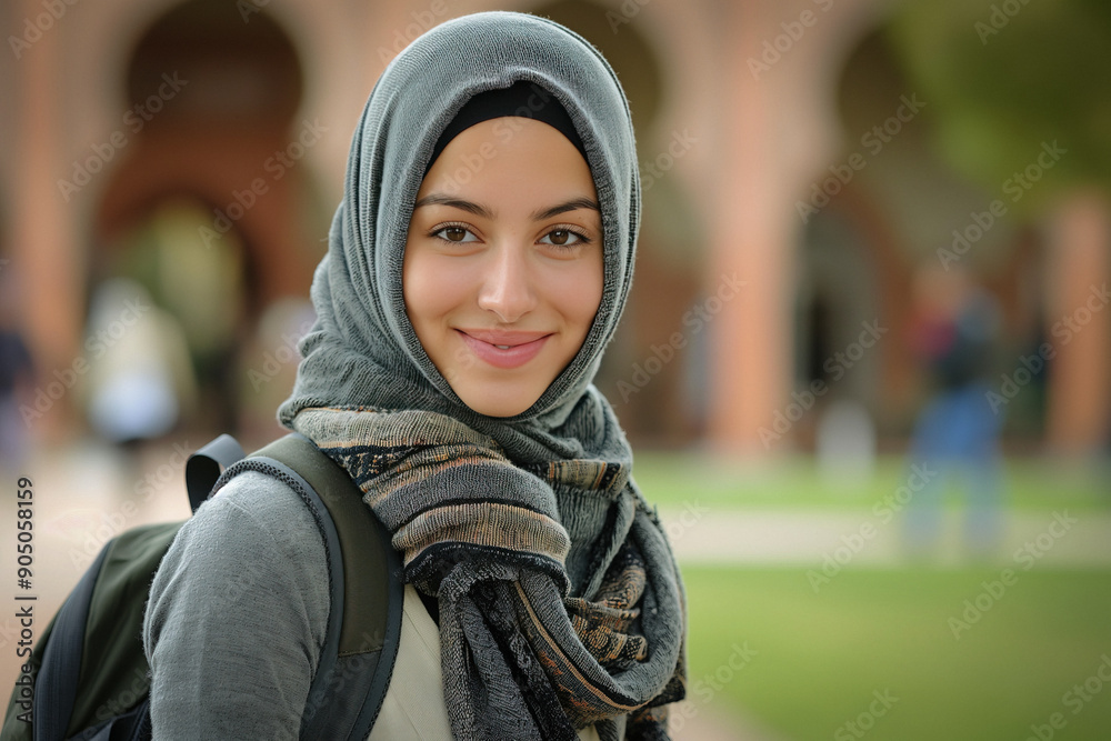 Muslim college student Muslim college student