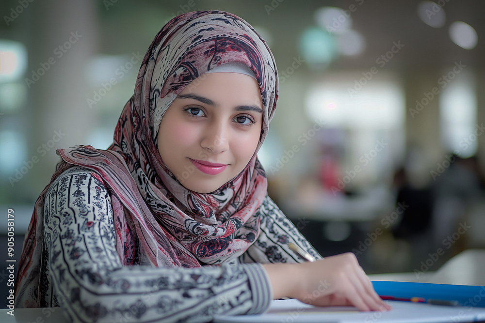Muslim college student Muslim college student