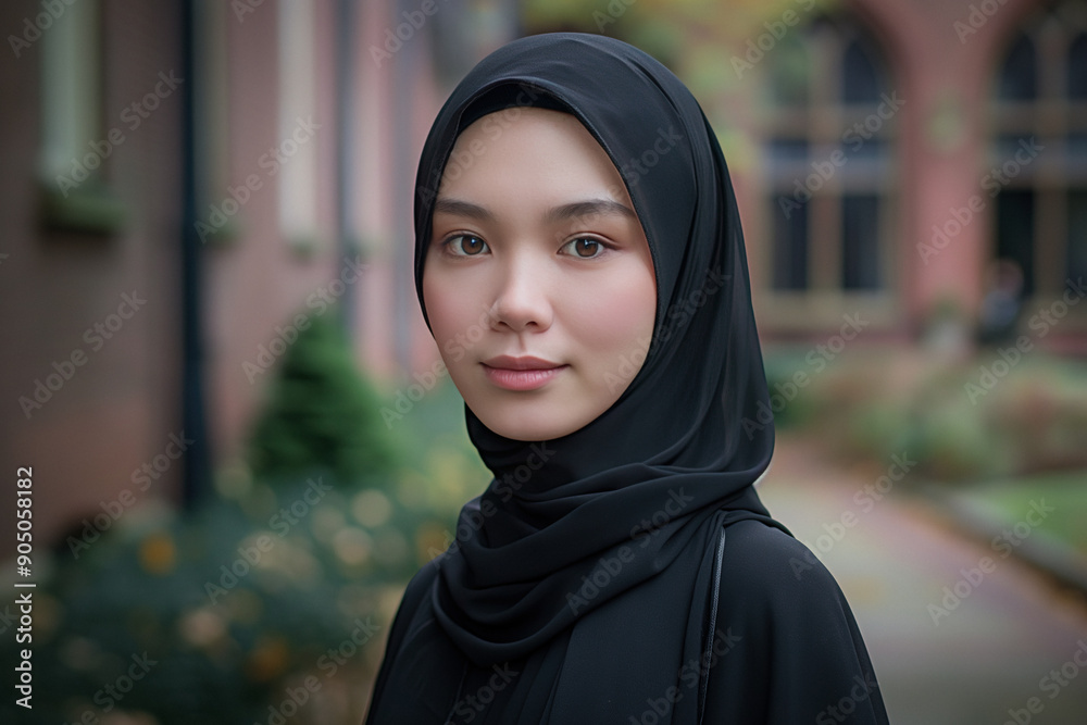 Muslim college student Muslim college student