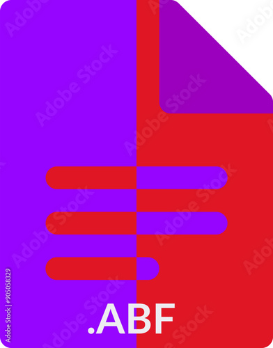 ABF   icon 2 color combination mixture