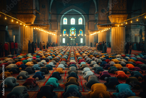 Muslim praying