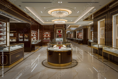Shop interior, luxury style