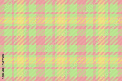 Display texture vector pattern, frame tartan background check. Repetition textile plaid seamless fabric in green and light colors.