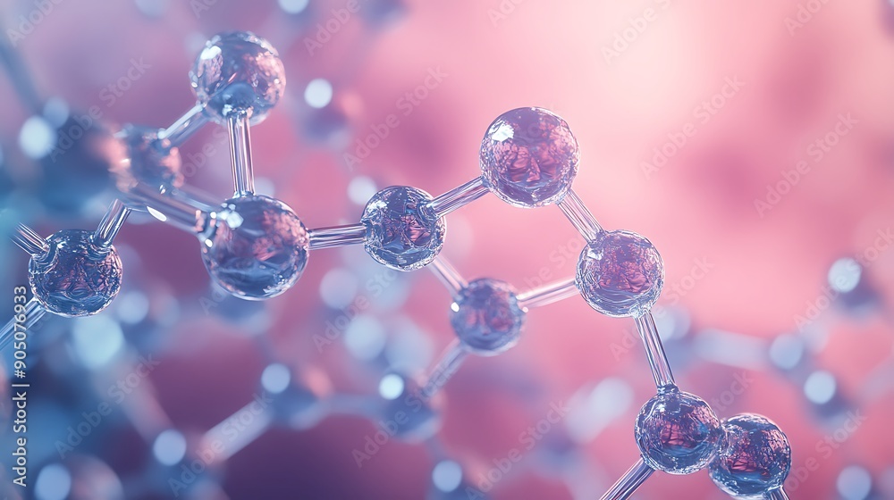 A molecular structure made of geometric shapes and patterns, blending scientific precision with artistic creativity
A molecular structure made of geometric shapes and patterns, blending scientific precision with artistic creativity