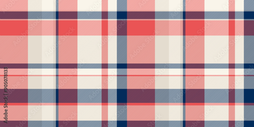Setting textile fabric seamless, guy pattern vector check. Costume plaid background texture tartan in light and red colors. Setting textile fabric seamless, guy pattern vector check. Costume plaid background texture tartan in light and red colors.