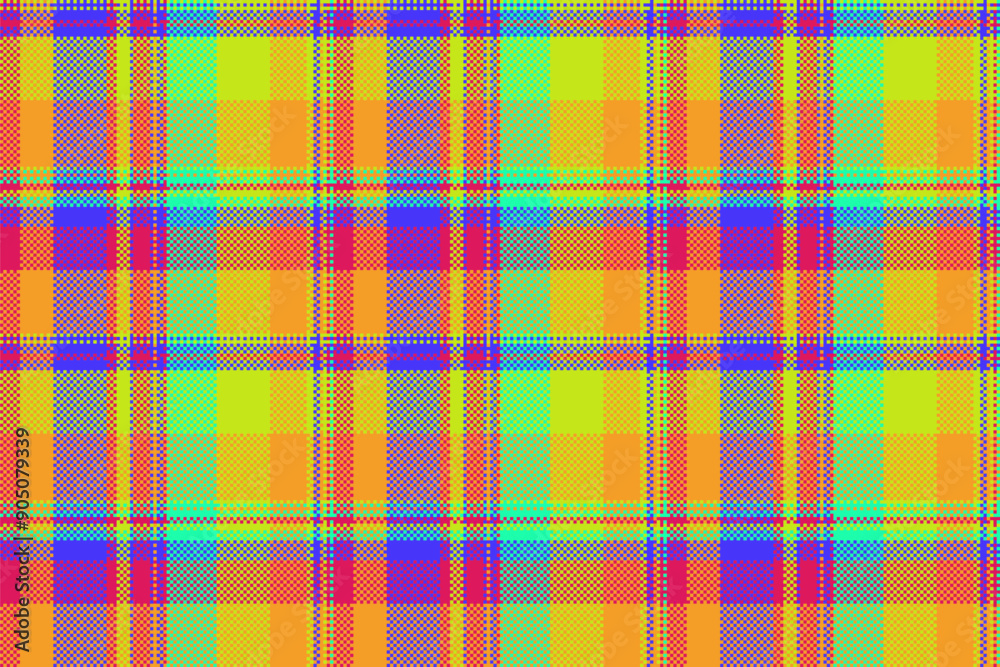 Textile check fabric of seamless background texture with a plaid tartan vector pattern. Textile check fabric of seamless background texture with a plaid tartan vector pattern.