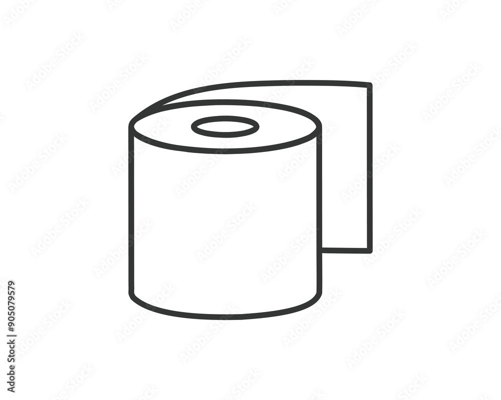 Toilet paper roll or tube icon design, template for wc. Bathroom hygiene icons, kitchen cleaning towel. Blank soft scroll product. Toilet paper roll or tube icon design, template for wc. Bathroom hygiene icons, kitchen cleaning towel. Blank soft scroll product.