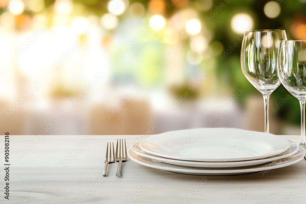 Elegant dining room with a chandelier and fine table settings, evoking sophistication and celebration, Sophisticated Dining Elegant dining room with a chandelier and fine table settings, evoking sophistication and celebration, Sophisticated Dining