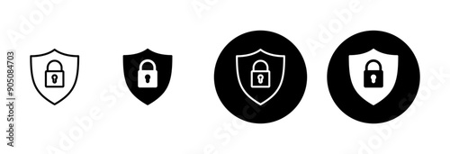Security icon vector isolated on white background. protection icon. privacy. vpn