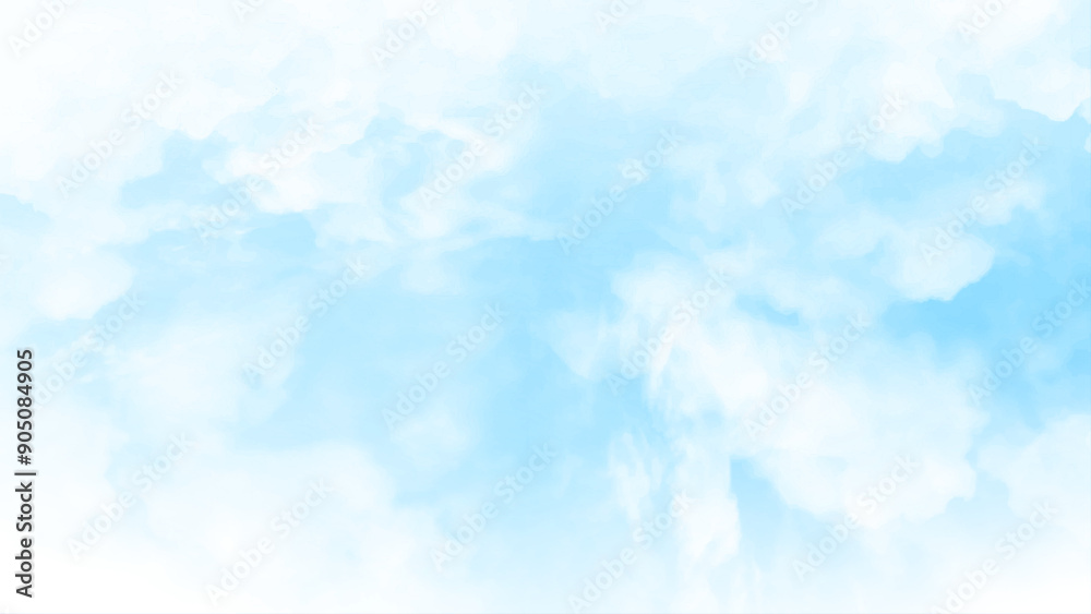 Fototapeta premium Blue sky with cloud. Background cloud summer. Cloud summer
