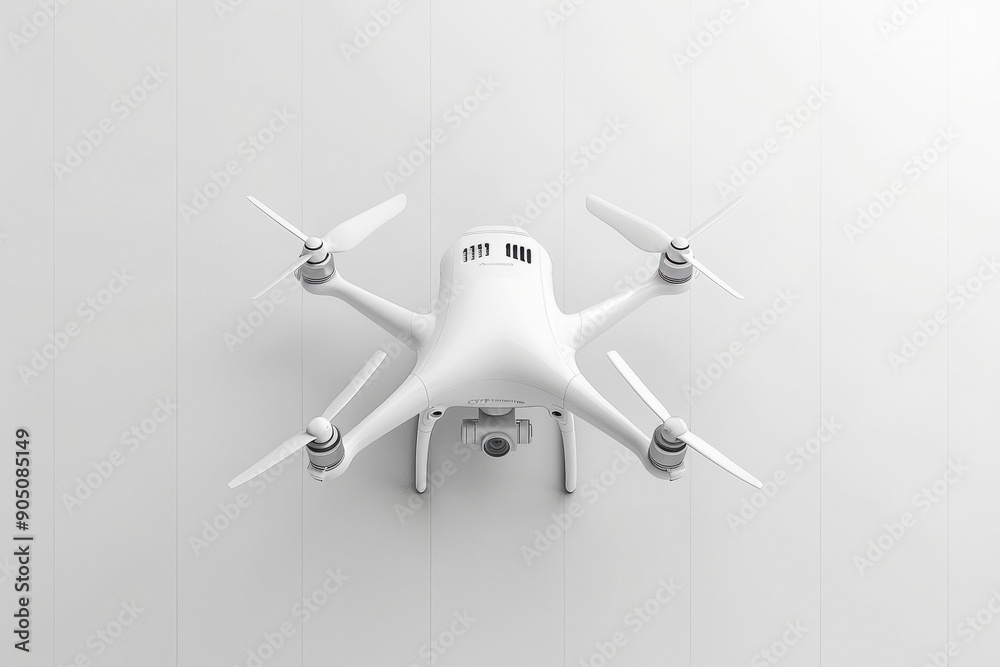 drone on white background. drone on white background.