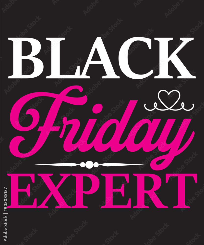 Obraz premium black friday t-shirt design