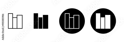 Library icon vector isolated on white background. Book icon vector