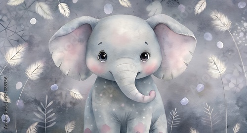 white elephant in the zoo