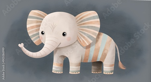 white elephant in the zoo