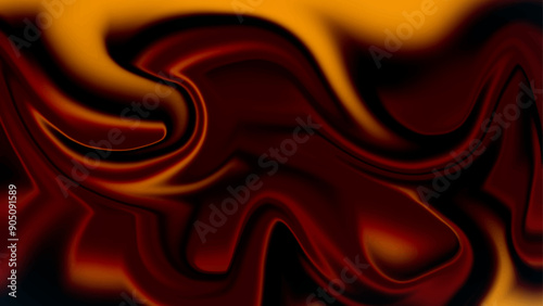 Abstract red and black Liquid shape background. Abstract black and red liquify marble texture background.