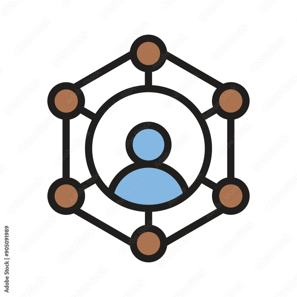 Check out this vector icon of social networking Check out this vector icon of social networking