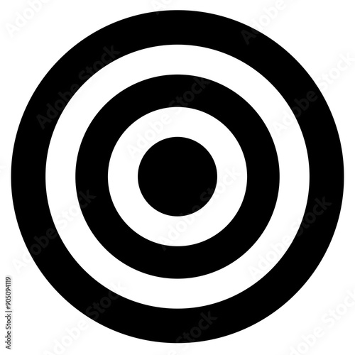 black and white target ,Spiral board for hypnosis.