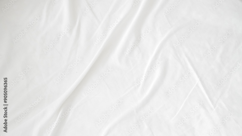 Smooth white bedsheet background, soft texture, clean and minimalist style. Smooth white bedsheet background, soft texture, clean and minimalist style.