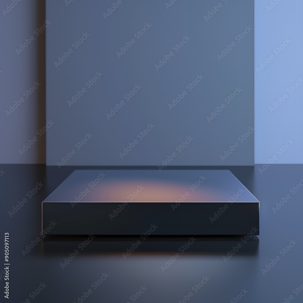 Beautiful Of 3d Realistic Of Empty podium mockup stage realistic for Product Showcase