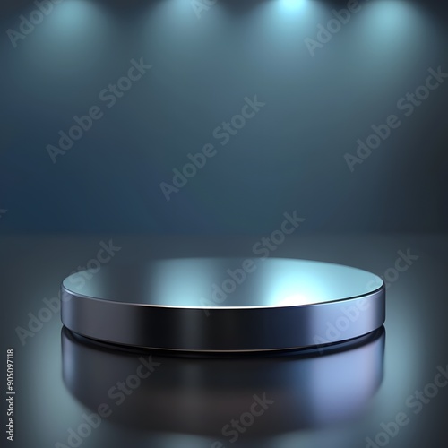 Beautiful Of 3d Realistic Of Empty podium mockup stage realistic for Product Showcase