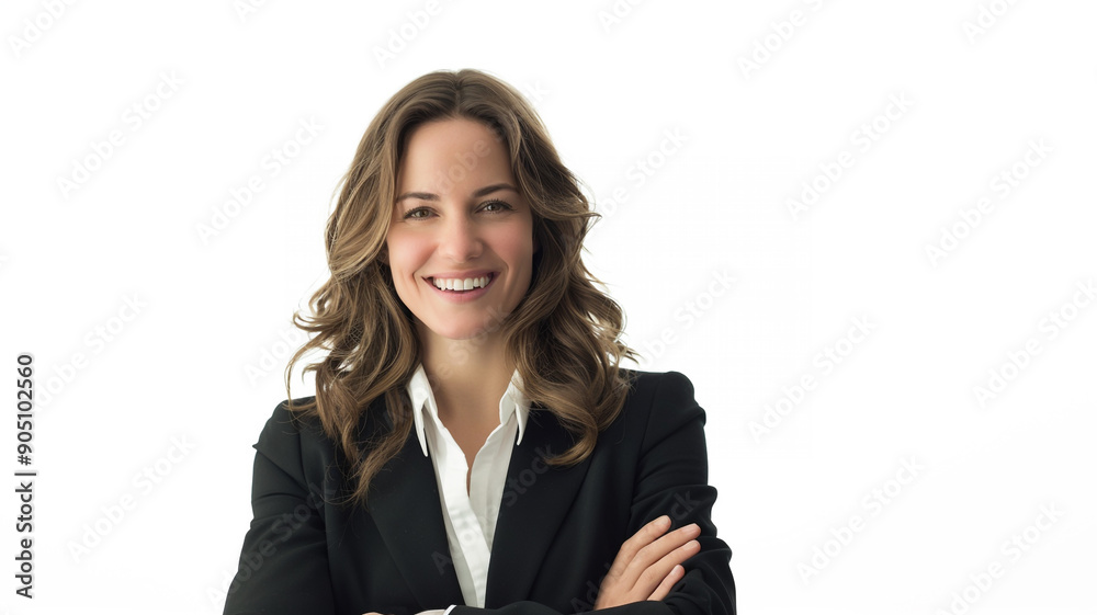 business woman smiling isolated on white background business woman smiling isolated on white background