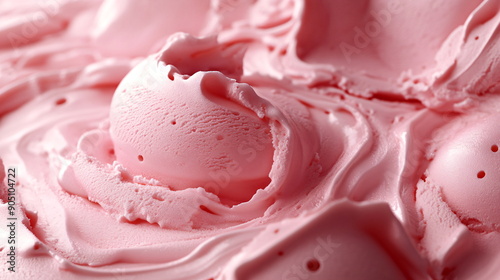 pink strawberry ice cream