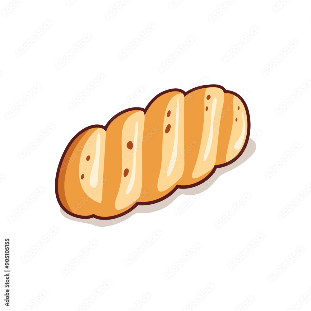 Loaf minimalist vector illustration ,simple transparent graphic element .Isolated on white background Loaf minimalist vector illustration ,simple transparent graphic element .Isolated on white background