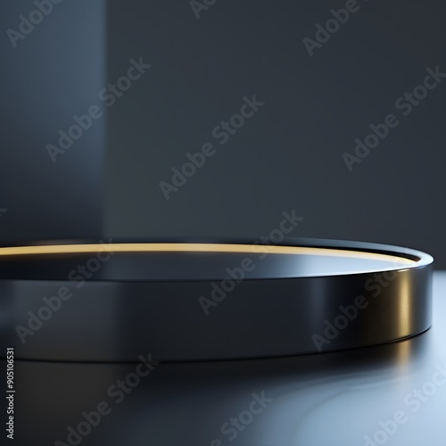 Beautiful Of 3d Realistic Of Empty podium mockup stage realistic for Product Showcase