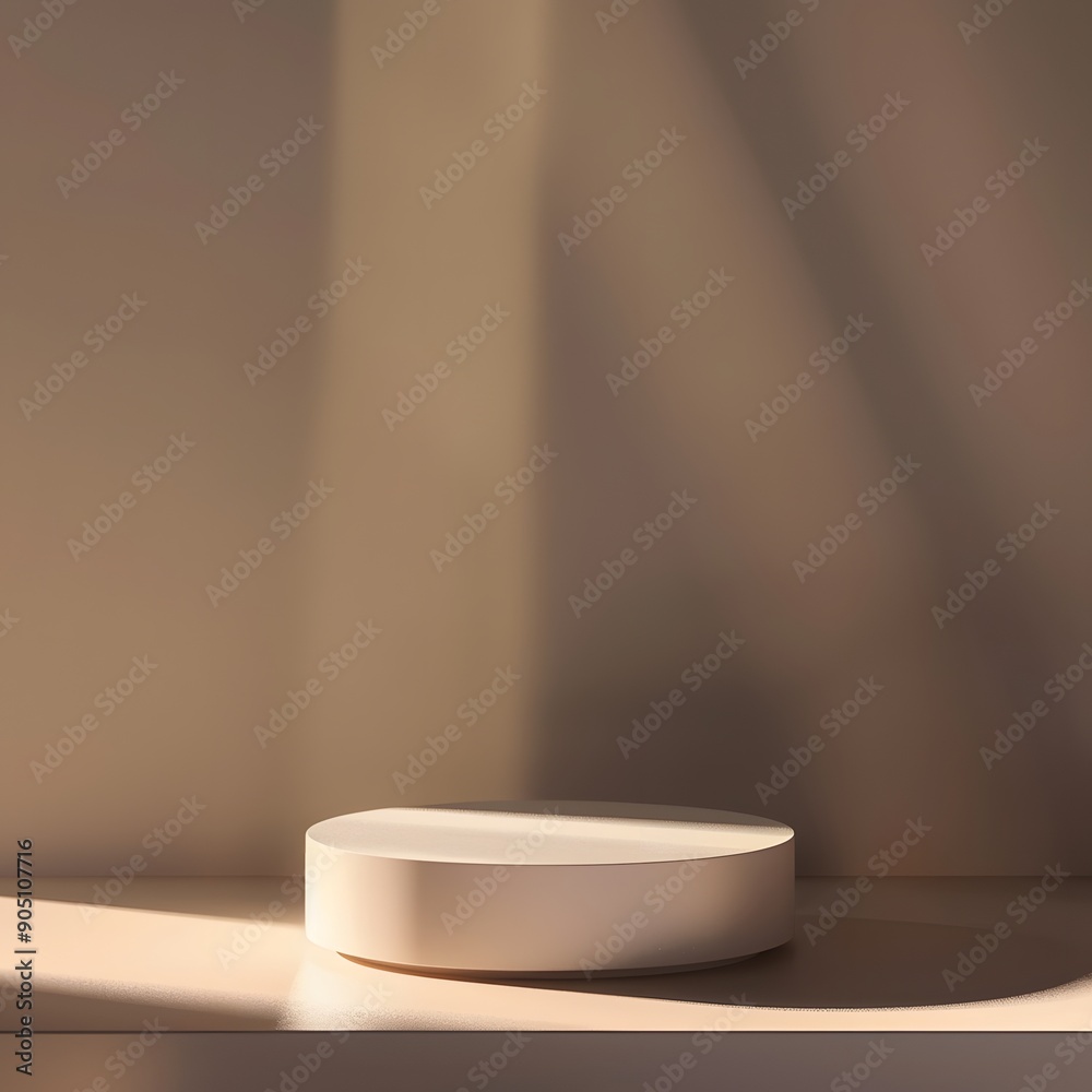 Beautiful Of 3d Realistic Of Empty podium mockup stage realistic for Product Showcase