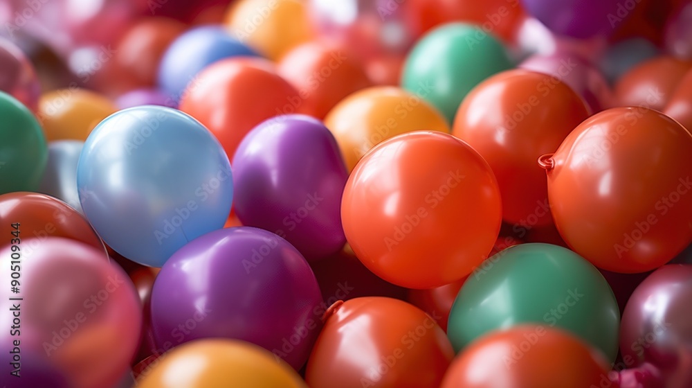 A Colorful Collection of Balloons A Colorful Collection of Balloons