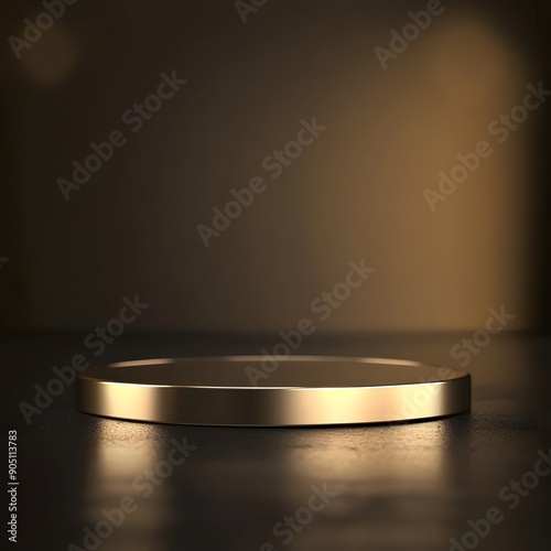 Beautiful Of 3d Realistic Of Empty podium mockup stage realistic for Product Showcase