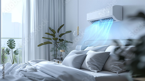 Modern Air-Conditioned Bedroom