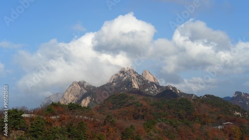 북한산 봉우리 백운대 인수봉 만경대