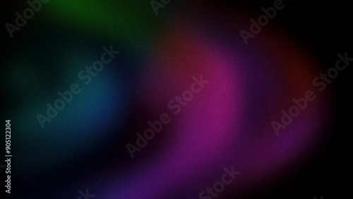 Mesmerizing 4K gradient with a grainy texture, featuring deep shades of green, blue, red, and purple. Ideal for creating captivating backgrounds, wallpapers, and digital banners