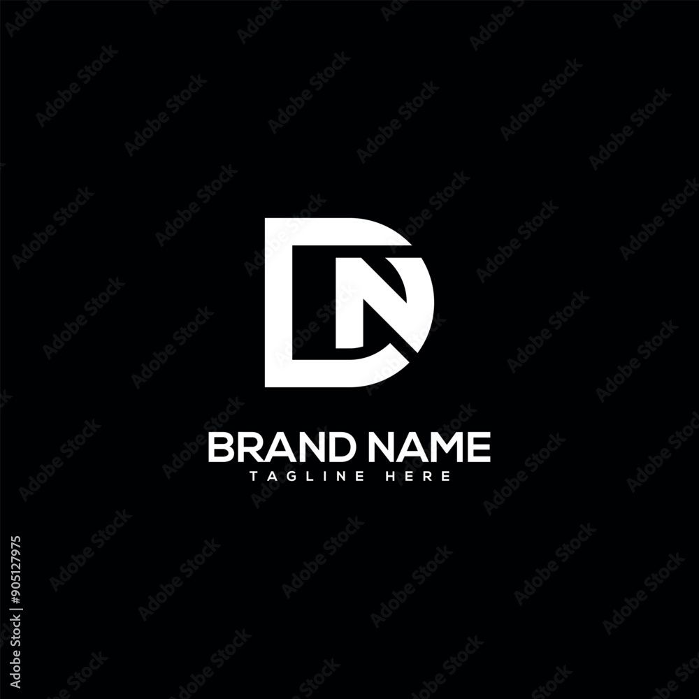 DN ND Alphabet Letter logo design. Initial Vector Element. DN ND Alphabet Letter logo design. Initial Vector Element.