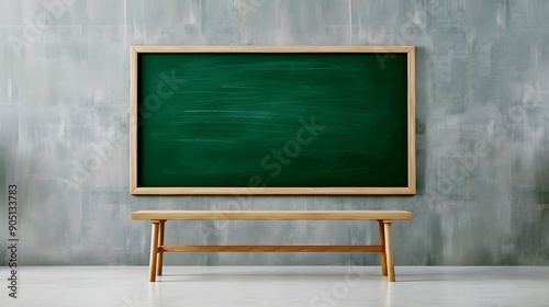 blackboard with chalk