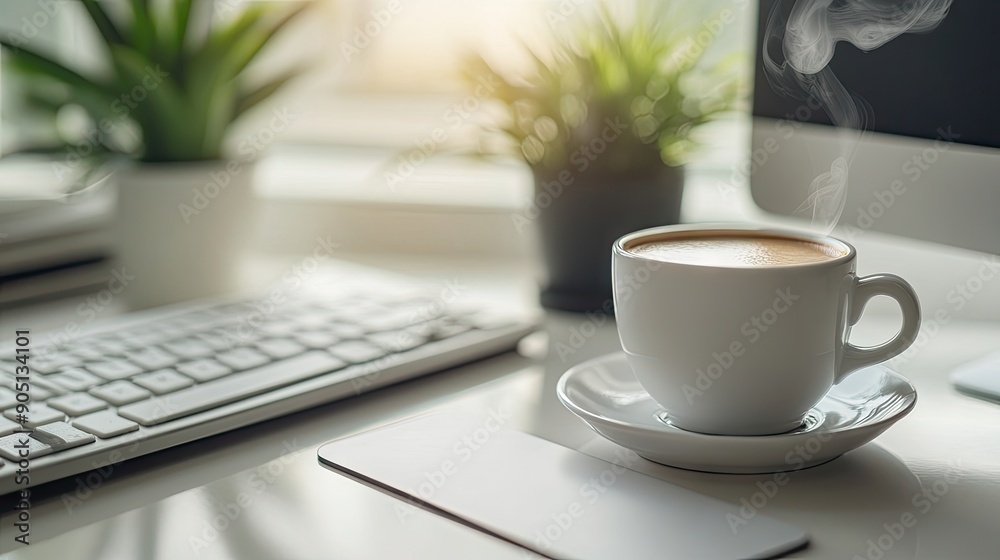 Organized Workspace Mousepad Mockup | Mousepad Mockup | Realistic