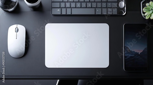 Modern Aesthetic Mousepad Mockup | Mousepad Mockup | Realistic